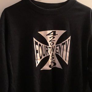 AAA 420 Long Sleeve T-Shirt (black) - Large